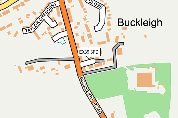 EX39 3FD map - OS OpenMap – Local (Ordnance Survey)