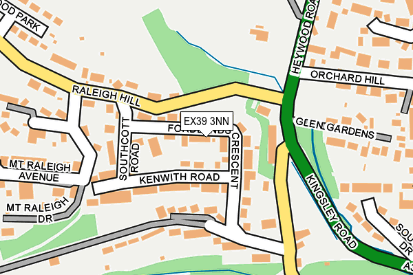 EX39 3NN map - OS OpenMap – Local (Ordnance Survey)