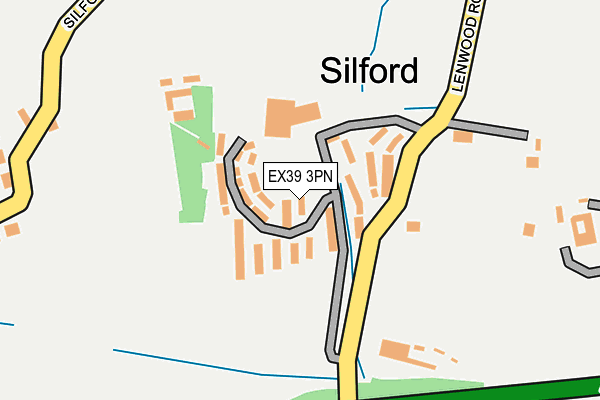 EX39 3PN map - OS OpenMap – Local (Ordnance Survey)