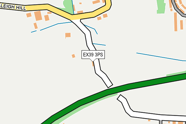 EX39 3PS map - OS OpenMap – Local (Ordnance Survey)