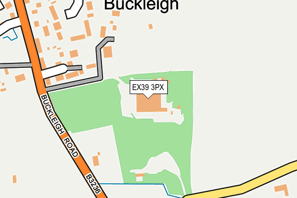 EX39 3PX map - OS OpenMap – Local (Ordnance Survey)