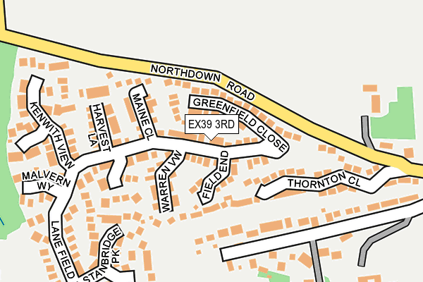 EX39 3RD map - OS OpenMap – Local (Ordnance Survey)