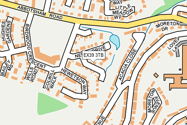EX39 3TB map - OS OpenMap – Local (Ordnance Survey)