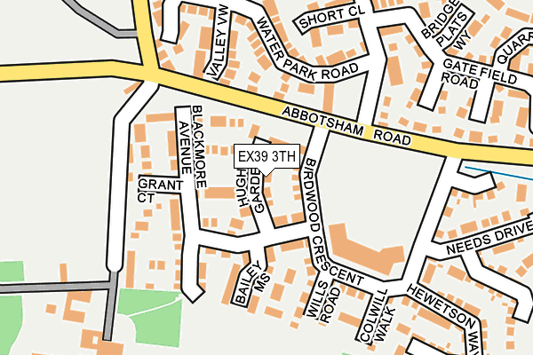 EX39 3TH map - OS OpenMap – Local (Ordnance Survey)