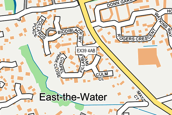 EX39 4AB map - OS OpenMap – Local (Ordnance Survey)