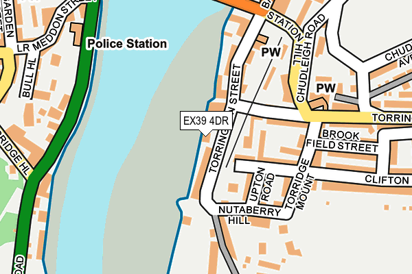 EX39 4DR map - OS OpenMap – Local (Ordnance Survey)