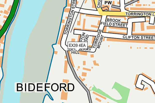 EX39 4EA map - OS OpenMap – Local (Ordnance Survey)