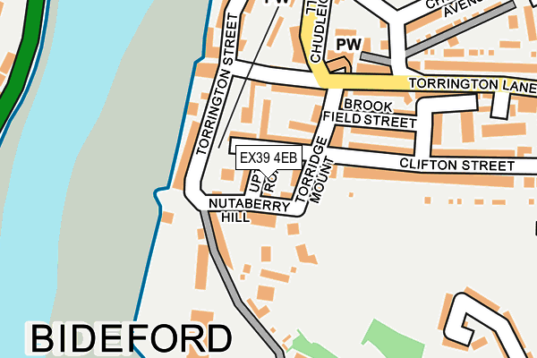 EX39 4EB map - OS OpenMap – Local (Ordnance Survey)