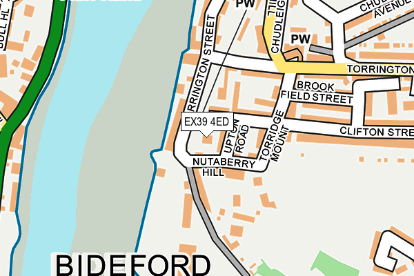 EX39 4ED map - OS OpenMap – Local (Ordnance Survey)