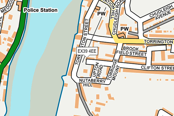 EX39 4EE map - OS OpenMap – Local (Ordnance Survey)