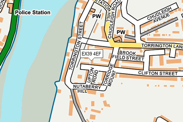 EX39 4EF map - OS OpenMap – Local (Ordnance Survey)