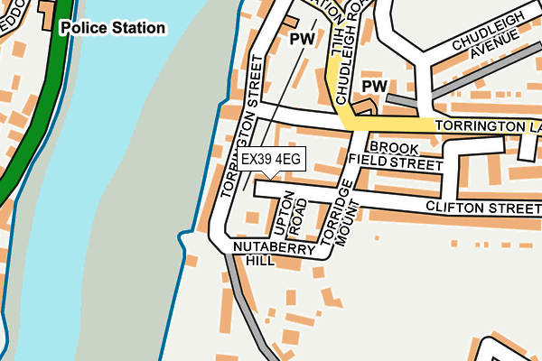 EX39 4EG map - OS OpenMap – Local (Ordnance Survey)