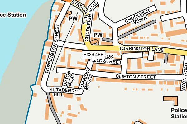 EX39 4EH map - OS OpenMap – Local (Ordnance Survey)