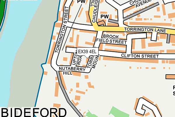 EX39 4EL map - OS OpenMap – Local (Ordnance Survey)