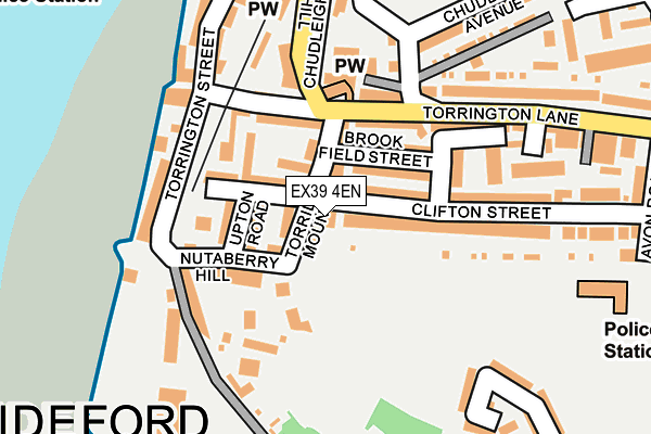 EX39 4EN map - OS OpenMap – Local (Ordnance Survey)