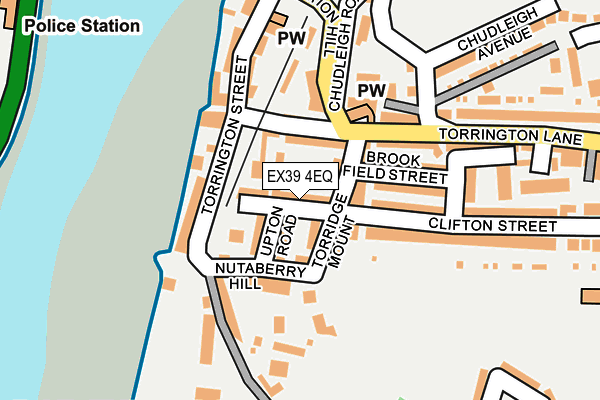 EX39 4EQ map - OS OpenMap – Local (Ordnance Survey)