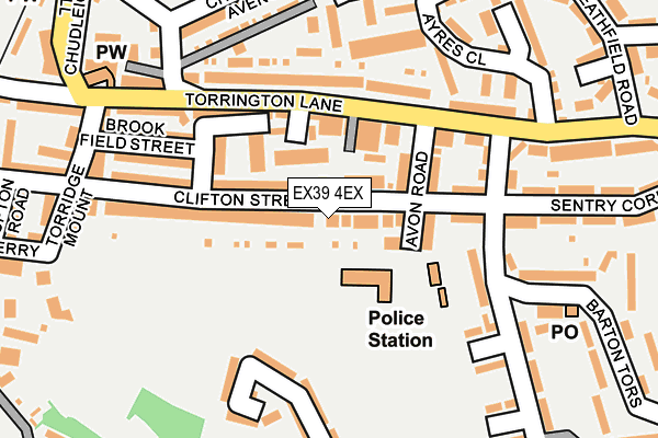 EX39 4EX map - OS OpenMap – Local (Ordnance Survey)