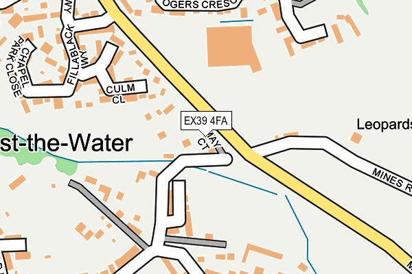 EX39 4FA map - OS OpenMap – Local (Ordnance Survey)