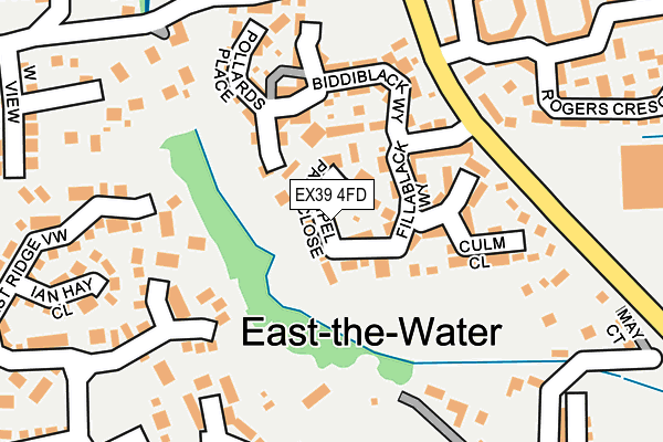 EX39 4FD map - OS OpenMap – Local (Ordnance Survey)