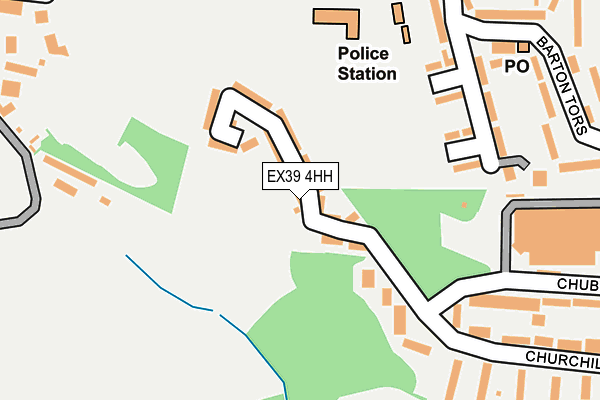 EX39 4HH map - OS OpenMap – Local (Ordnance Survey)
