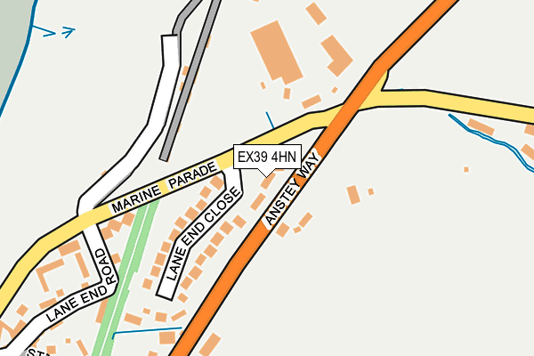 EX39 4HN map - OS OpenMap – Local (Ordnance Survey)
