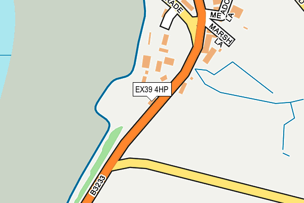 EX39 4HP map - OS OpenMap – Local (Ordnance Survey)