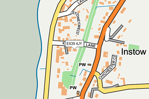 EX39 4JY map - OS OpenMap – Local (Ordnance Survey)