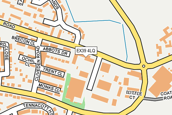 EX39 4LQ map - OS OpenMap – Local (Ordnance Survey)