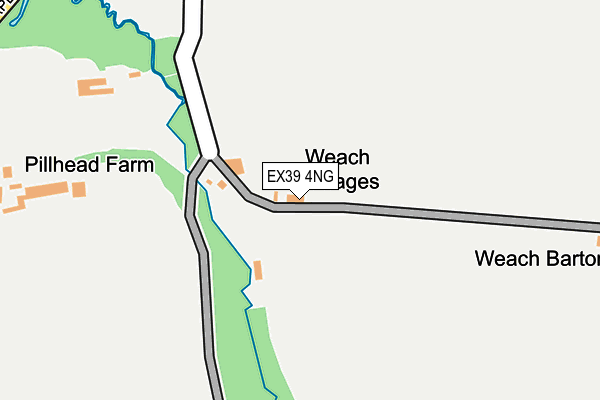 EX39 4NG map - OS OpenMap – Local (Ordnance Survey)