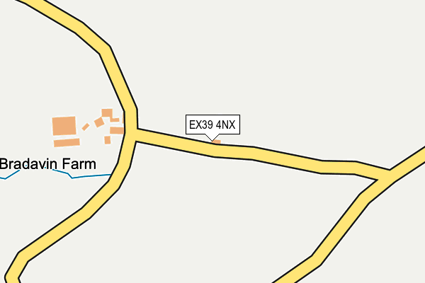 EX39 4NX map - OS OpenMap – Local (Ordnance Survey)