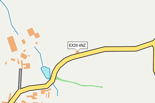 EX39 4NZ map - OS OpenMap – Local (Ordnance Survey)