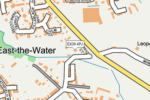EX39 4PJ map - OS OpenMap – Local (Ordnance Survey)