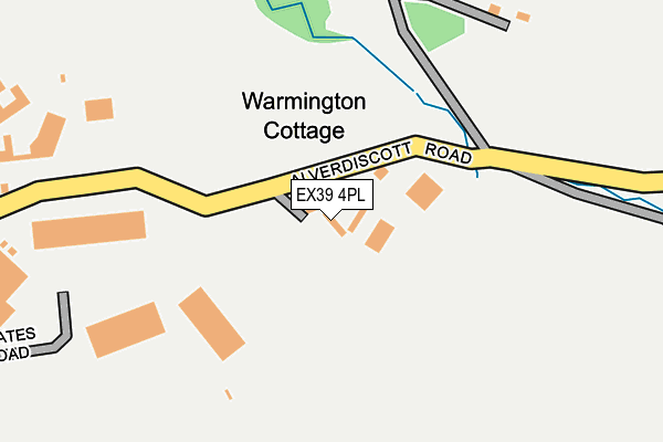 EX39 4PL map - OS OpenMap – Local (Ordnance Survey)