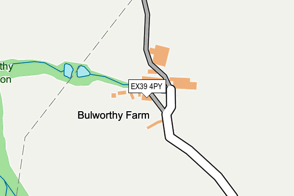 EX39 4PY map - OS OpenMap – Local (Ordnance Survey)
