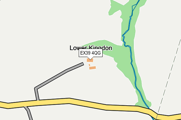 EX39 4QG map - OS OpenMap – Local (Ordnance Survey)