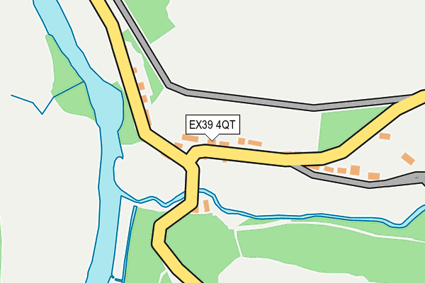 EX39 4QT map - OS OpenMap – Local (Ordnance Survey)
