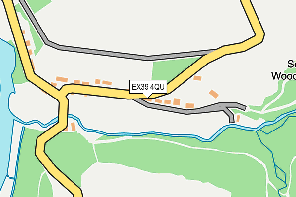 EX39 4QU map - OS OpenMap – Local (Ordnance Survey)
