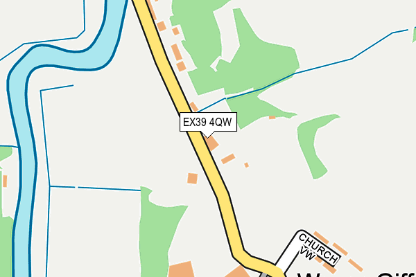 EX39 4QW map - OS OpenMap – Local (Ordnance Survey)
