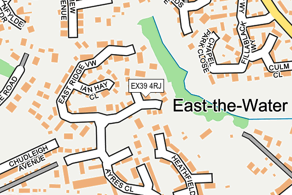 EX39 4RJ map - OS OpenMap – Local (Ordnance Survey)