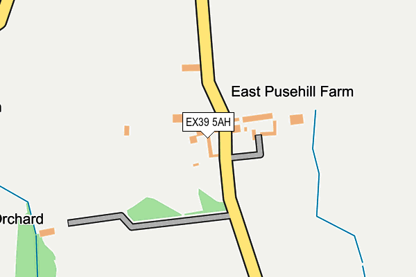 EX39 5AH map - OS OpenMap – Local (Ordnance Survey)