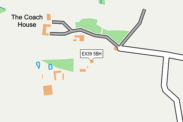 EX39 5BH map - OS OpenMap – Local (Ordnance Survey)