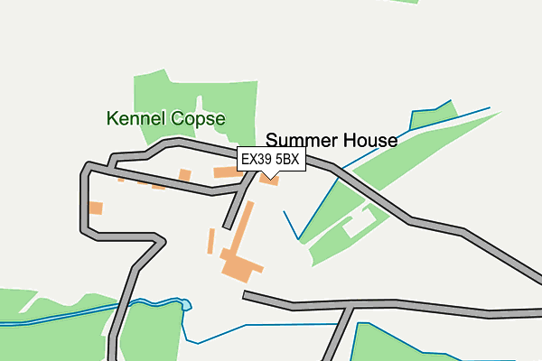 EX39 5BX map - OS OpenMap – Local (Ordnance Survey)