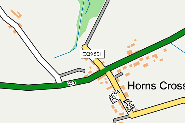 EX39 5DH map - OS OpenMap – Local (Ordnance Survey)