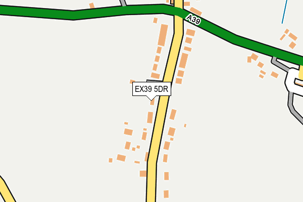 EX39 5DR map - OS OpenMap – Local (Ordnance Survey)