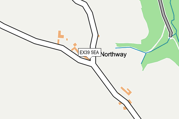 EX39 5EA map - OS OpenMap – Local (Ordnance Survey)