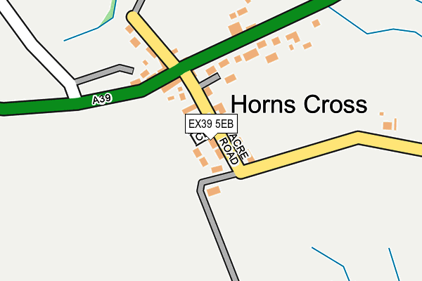 EX39 5EB map - OS OpenMap – Local (Ordnance Survey)