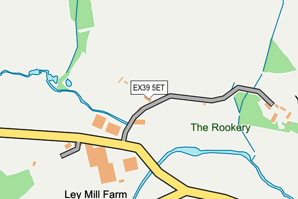 EX39 5ET map - OS OpenMap – Local (Ordnance Survey)