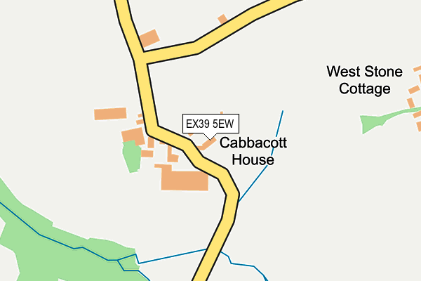 EX39 5EW map - OS OpenMap – Local (Ordnance Survey)