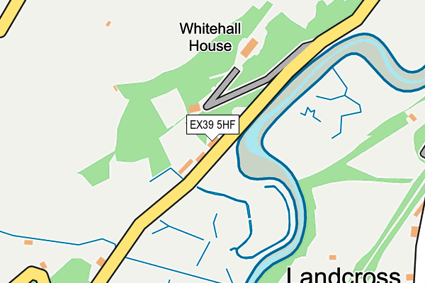 EX39 5HF map - OS OpenMap – Local (Ordnance Survey)