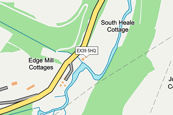 EX39 5HQ map - OS OpenMap – Local (Ordnance Survey)